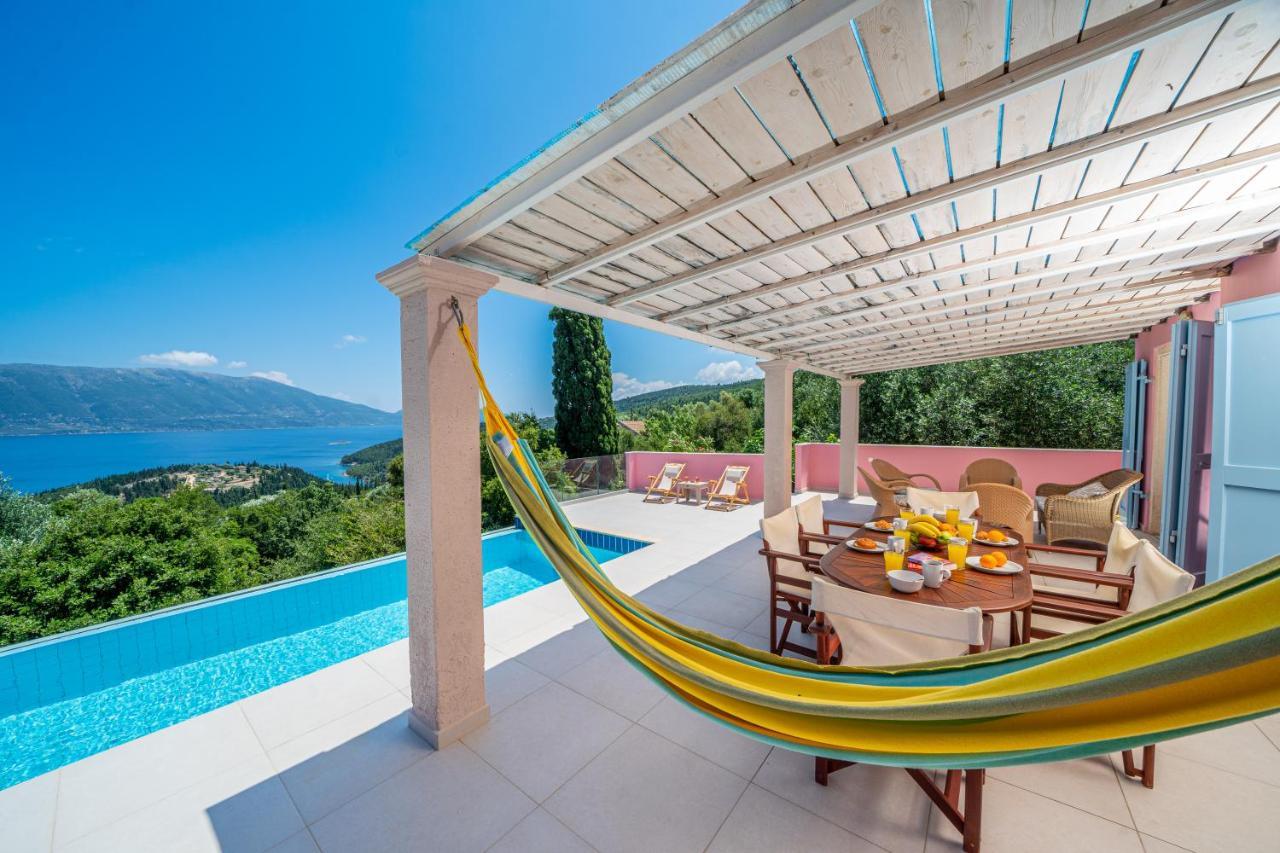 Vilă Helios Sea View & Private Pool Near Fiskardo