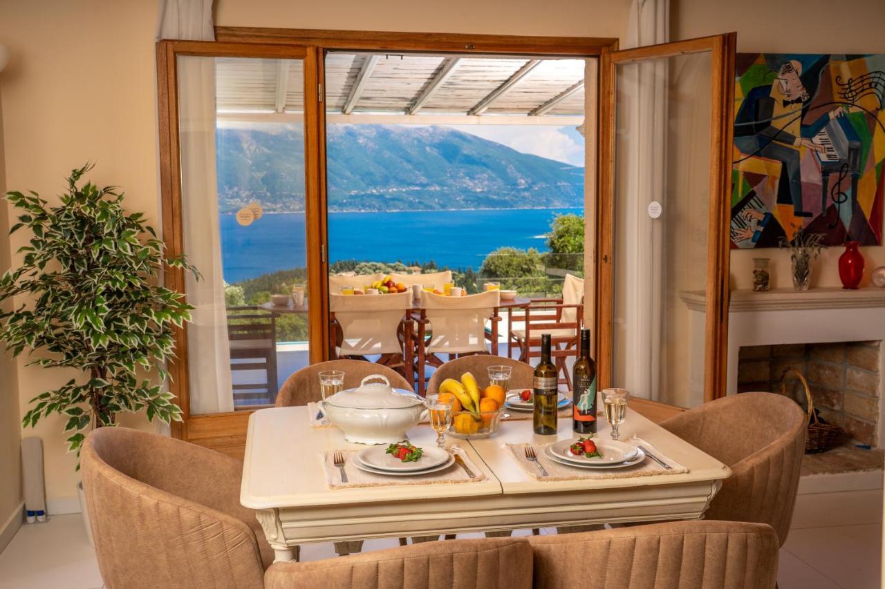 Vilă Helios Sea View & Private Pool Near Fiskardo