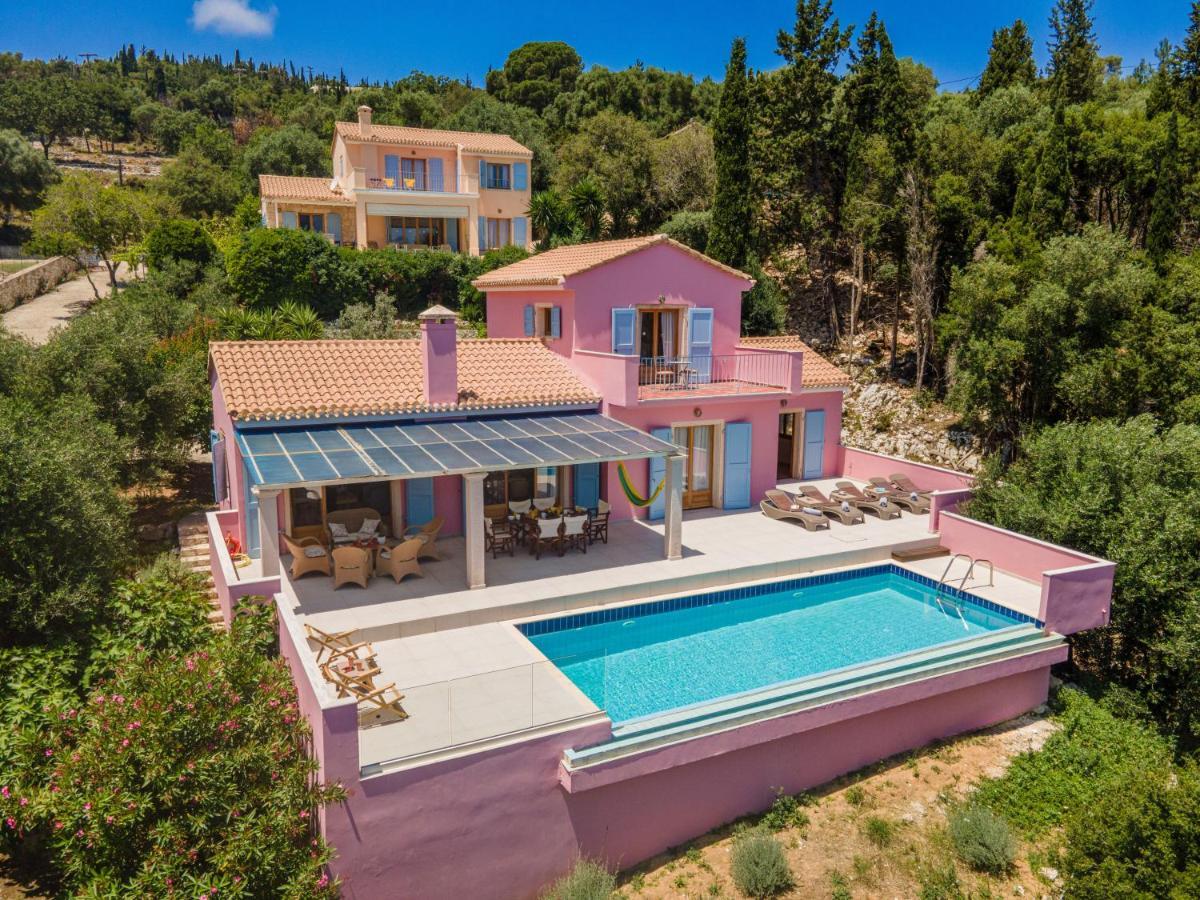 Helios Sea View & Private Pool Near Vilă Fiskardo